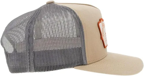 Vista 7 de HOOEY Gorra ajustable de malla de camionero Snapback (Davis - 2141T-TNGY), Beige Bronceado
