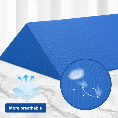 Vista 6 de Fanwer Cuñas de cama y posicionadores corporales (3 en 1), Cuñas de 40 grados para posicionamiento en cama, Almohadas posicionadoras para personas