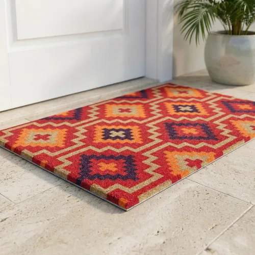 Vista 92 de Fab Habitat Tapete tejido a mano Tapete de entrada para patio, puerta de entrada Decorativo para todas las estaciones