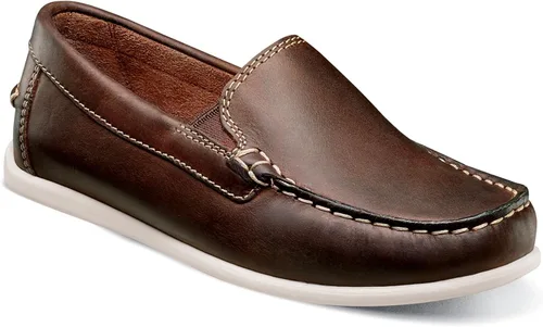 Vista 12 de Florsheim Mocasín veneciano Jasper JR para niños pequeños y grandes Negro
