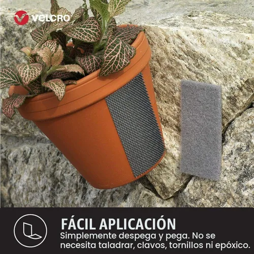 Vista 4 de VELCRO Brand - Resistencia industrial - Extremo - Tiras de 4 x 1 pulgadas, Titanio