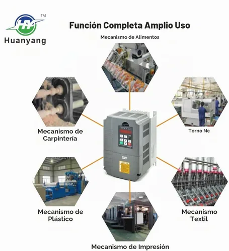 Vista 6 de Convertidor de fase digital VFD 7.5kW 10HP 220V monofásico a trifásico