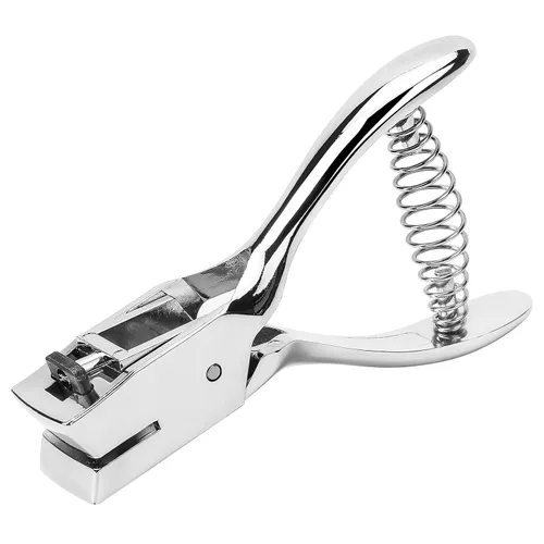Vista 8 de MROCO Perforadora de un solo agujero de 1/4", Perforadora manual para manualidades y papel, perforadora resistente para tarjetas de papel, plástico
