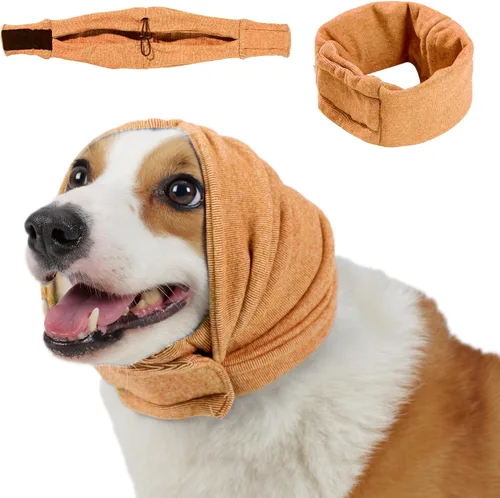 Vista 15 de Sudadera con capucha calmante para perros, almohadillas ajustables para las orejas para perros, almohadillas ajustables para protección contra