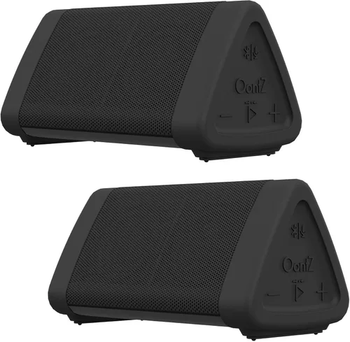 Vista 12 de Oontz - Altavoz Bluetooth portátil Angle 3 mejorado 5.0-10W de sonido, batería de 14 horas, rango inalámbrico de 100 pies, resistente al agua IPX5
