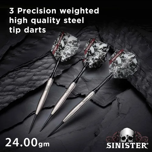 Vista 9 de Viper Dardos siniestros con punta de acero de tungsteno al 95%