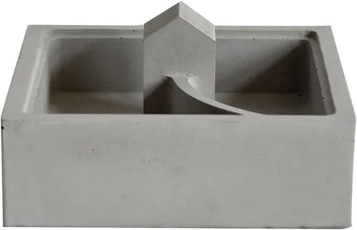 Vista 7 de Moldes de silicona para macetas de hormigón, moldes cuadrados geométricos de silicona para macetas de plantas suculentas, moldes de arcilla