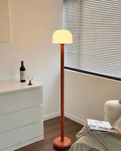 Vista 7 de MAGCHARM Lámpara de pie con forma de hongo con control remoto, lámpara de pie LED regulable de 59 pulgadas de alto con temperatura
