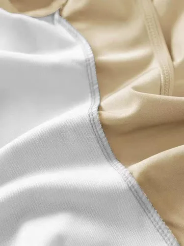 Vista 4 de Traje de baño sexy de alta calidad para mujer, de color liso, sin espalda