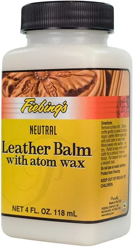 Vista 2 de Fiebing's Bálsamo de cuero con cera atómica neutra, 4 oz