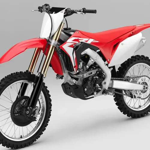 Vista 5 de Cubierta de tubo de horquilla delantera, 2 piezas, cubierta de tubo de horquilla delantera, color negro brillante para CRF250R CRF250X CRF450R CR125
