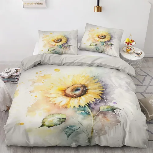 Vista 18 de Funda de edredón de águila calva tamaño individual Juego de ropa de cama de pájaros animales 2 piezas Funda de edredón