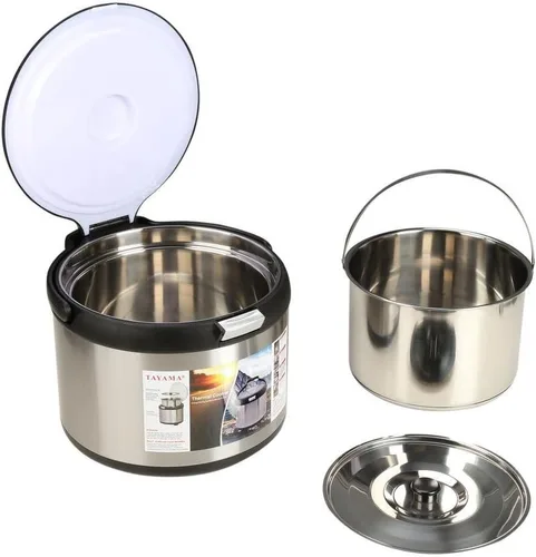 Vista 7 de Tayama TXM-50CF olla térmica, ahorra energía, 5 l, color negro.