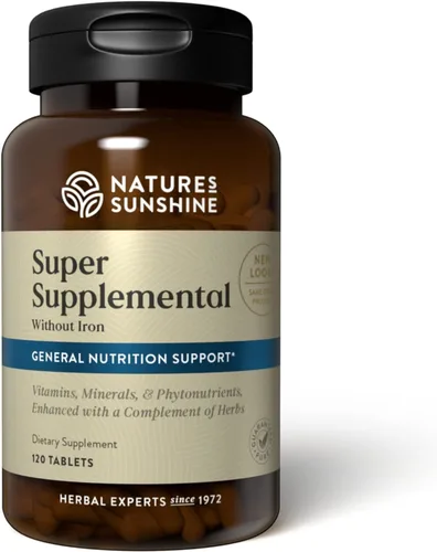 Vista 6 de Nature's Sunshine Súper suplementario, 120 tabletas Multivitamínico para hombres y mujeres proporciona vitaminas, minerales, aminoácidos, hierbas