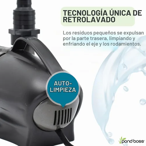 Vista 5 de Pond Boss Waterfall Pump, 2000 GPH