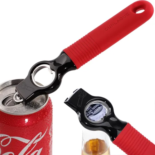 Vista 12 de Paquete de 2 abridores magnéticos de botellas de cerveza y abridor de latas de refrescos, abridor de botellas 2 en 1 y herramienta abridor