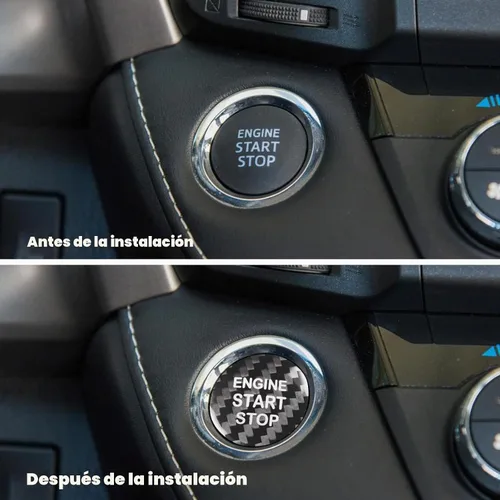 Vista 5 de QianBao - Interruptor de encendido de motor de fibra de carbono Negro