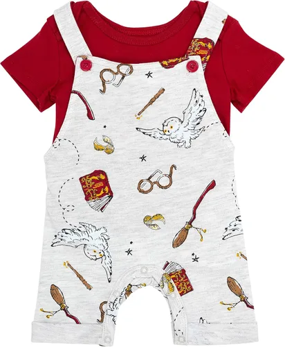 Vista 5 de Harry Potter Conjunto de camiseta y mameluco corto para bebés, ropa de bebé