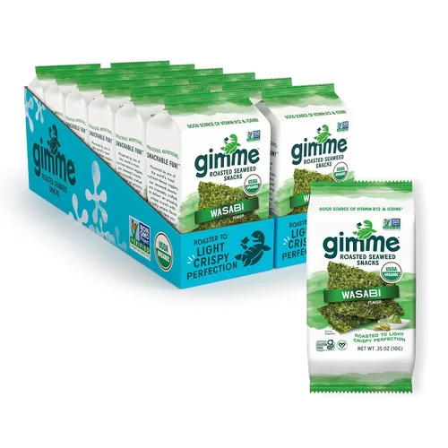Vista 14 de Aperitivos de alga orgánica tostada de GimMe Health Foods