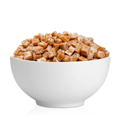 Vista 5 de Caramelos de Caramelo en Cubos - Paquete a Granel de 2 Libras (Aproximadamente 150 Piezas) - Envueltos Individualmente Cubitos de caramelo, sabor