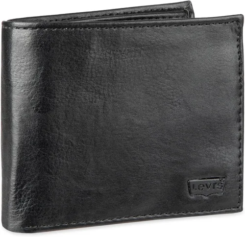 Vista 2 de Levi's Cartera delgada para hombre con capacidad extra y bloqueo RFID, estilo bifold con múltiples ranuras para tarjetas