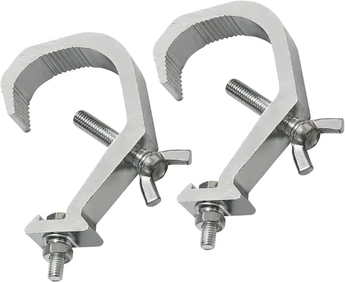 Vista 10 de Abrazadera C abrazaderas O abrazaderas gancho cuerda de seguridad dispositivo para colgar cuerda, utilizado para mover el haz de cabeza, luz LED par