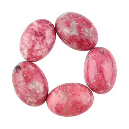 Vista 15 de CRYSTALIS Al por mayor 5 piezas de piedra preciosa natural K2 jaspe suelta en bruto, cabujones para hacer joyería, piedras pulidas de chakra