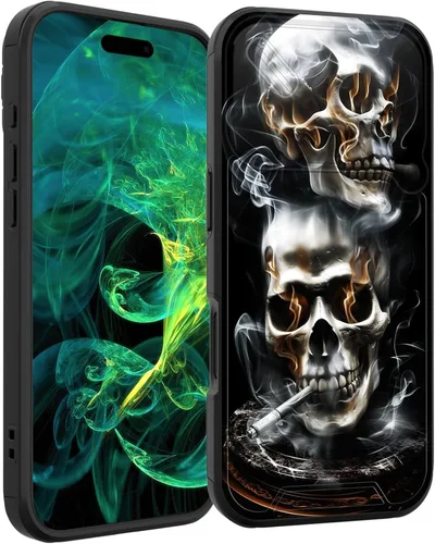 Vista 90 de Funda para iPhone Air con cubierta para cámara deslizante, resistente de doble capa, híbrida, a prueba de golpes, funda protectora resistente