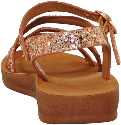 Vista 3 de TRENDSUP Sandalias planas brillantes para niños