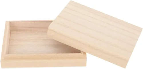 Vista 7 de Totority Naipes Caja de madera Organizador de almacenamiento de tarjetas Estuches de póquer Soporte vacío Contenedor de caramelo Vacío Lake District