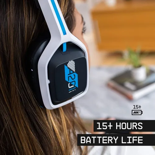 Vista 4 de ASTRO Gaming A20 Wireless Headset Gen 2 for PlayStation 5 and 4 PC Mac - WhiteBlue
