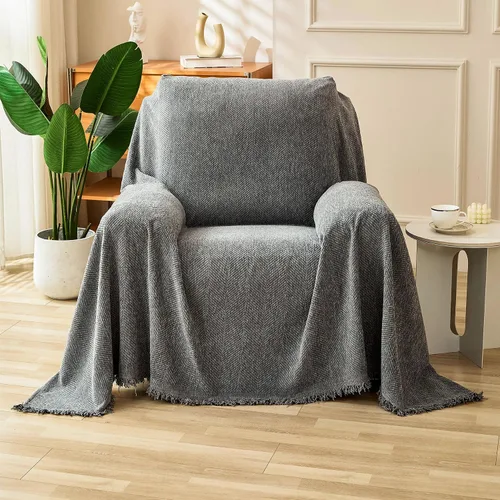 Vista 21 de HAOMAIJIA Funda de sofá antideslizante para sofá de 2 cojines, fundas de sofá seccionales lavables para perros y mascotas, protector de muebles