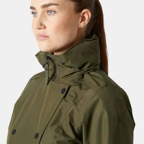 Vista 7 de Helly-Hansen Welsey Ii Trench - Chaqueta impermeable transpirable con aislamiento para mujer 431 Utility Verde