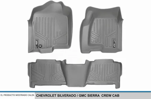 Vista 5 de Alfombrillas de piso MAXLINER juego de revestimiento de 2 filas para Cadillac Escalade ESV 2002-2006
