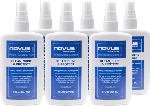 Vista 9 de NOVUS Paquete de recarga Plastic Clean & Shine #1 Jarra de recarga y juego de botellas de spray