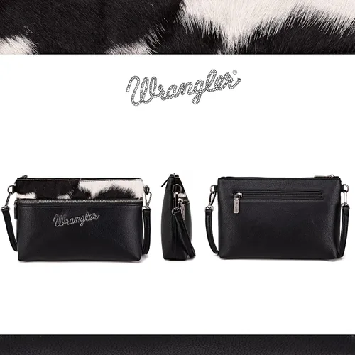 Vista 3 de Wrangler - Bolsos de hombro para mujer, estilo vintage, cartera cruzada