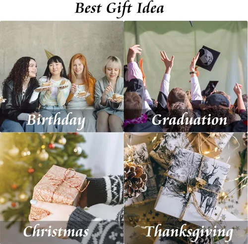 Vista 5 de JEWGLO Llavero inspirador de graduación 2023 para ella, él, clase de 2023, regalos de graduación para estudiantes, universidad, universidad