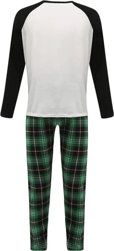 Vista 3 de Conjunto de pijamas de Navidad a juego para la familia y el perro, lindos trajes familiares de fiesta de pijamas de Navidad