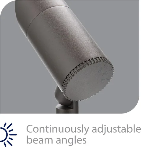 Vista 6 de WAC - Iluminación de paisaje, luz LED de acento básica de 12 V, 3 W con ángulo de haz ajustable de 2700 K en bronce