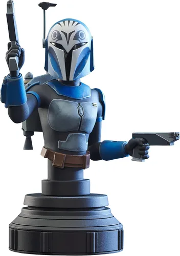 Vista 3 de Diamond Select Toys Star Wars: The Clone Wars: Bo-Katan Kryze - Busto a escala 1:7, multicolor