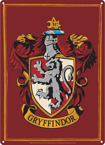 Vista 4 de Harry Potter - Señales de hojalata de Harry Potter - Cresta de Gryffindor