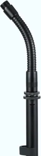 Vista 5 de Gator Frameworks Cuello de cisne negro flexible para micrófono, 6" de longitud (GFW-MIC-GN6)