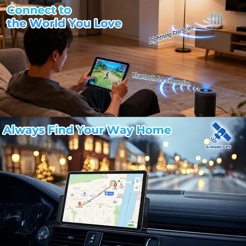 Vista 7 de Tablet Android 16, pantalla IPS de 10 pulgadas 120Hz de visualización suave, 20GB+64GB+2TB ampliables, CPU Octa-Core, batería de 6000mAh, WiFi