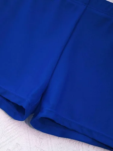 Vista 6 de Conjunto de 3 piezas sin mangas para niñas y niñas, uniforme de equipo con pantalones cortos de atletismo, bolas de flores
