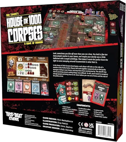 Vista 2 de Trick Or Treat Studios Rob Zombie's House of 1000 Corpses Juego de mesa