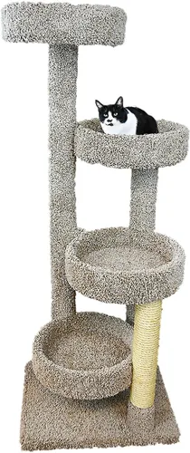 Vista 8 de New Cat Condos Árbol para gatos, beige
