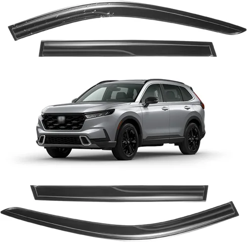 Vista 68 de Viseras para ventanas para Mazda 3 Sedán 4 puertas 2004 2005 2006 2007 2008 2009 estilo JDM Mugen, deflector de viento, protector solar y de lluvia