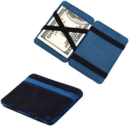 Vista 2 de Portafoldos neutros Billetera de cuero mágico para tarjetas de molienda