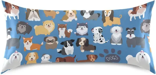 Vista 47 de Fundas de almohada de seda con estampado negro de camión monstruo para cabello y piel, suave, transpirable, suave, refrescante, funda de almohada