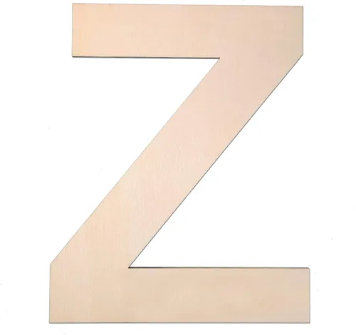 Vista 43 de Letra A de madera de 12 pulgadas, letra A de 1/4 de pulgada de grosor, grande de madera sin terminar para manualidades, decoración de pared del hogar